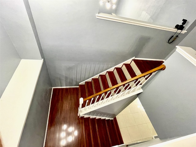 view of staircase