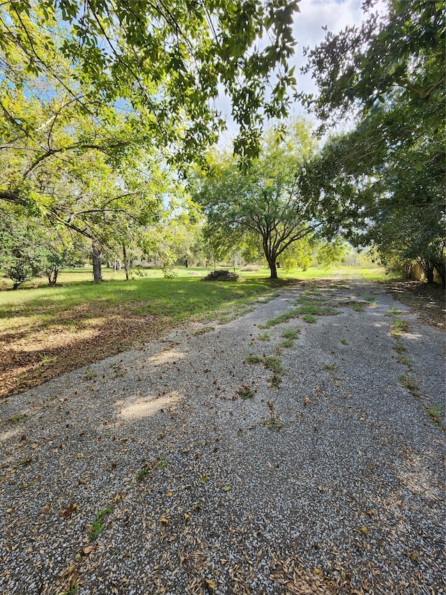 view of road