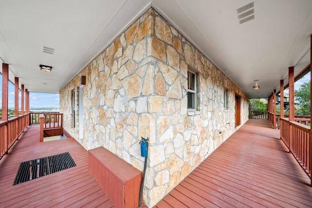 1174 Highland Terrace Dr, Canyon Lake, TX 78133 - view of wooden deck