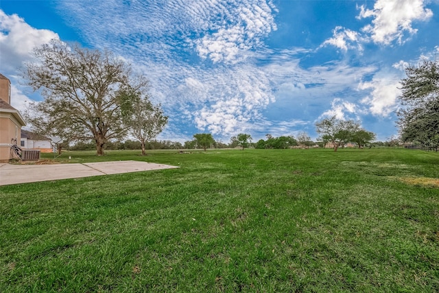 view of yard