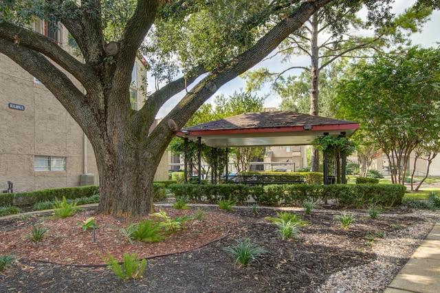 view of home's community with a gazebo