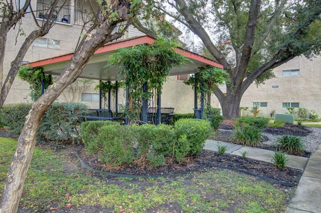 view of front of home with central AC unit