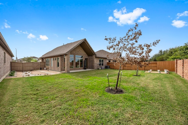 2215 Rose Manor Ct, Richmond, TX 77469 - view of yard with a patio and central air condition unit