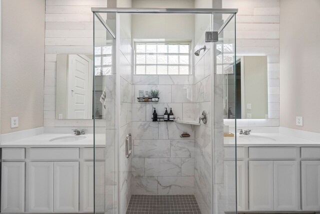 2215 Rose Manor Ct, Richmond, TX 77469 - full bath featuring vanity and a stall shower