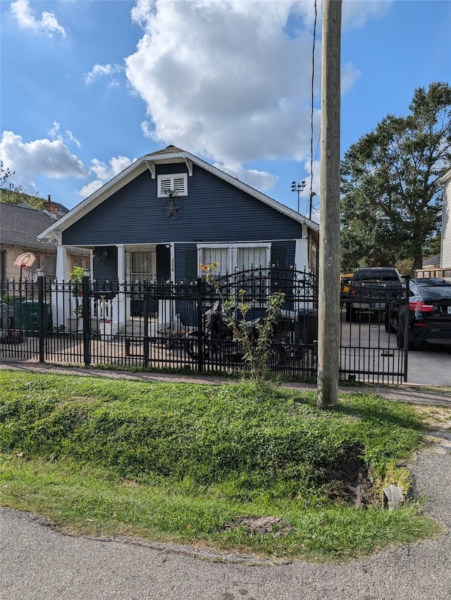 view of front of home