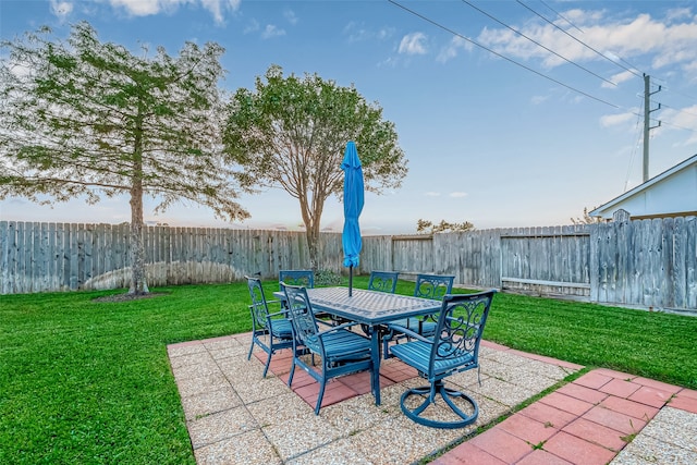 view of patio