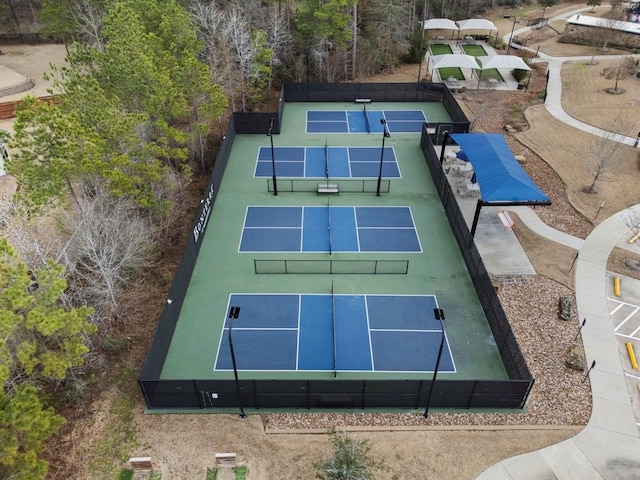 view of tennis court