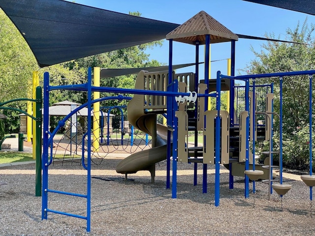 view of jungle gym