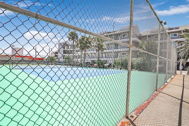 view of tennis court