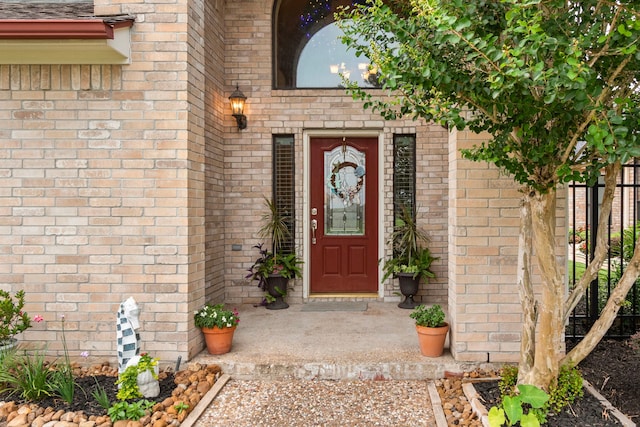 view of entrance to property