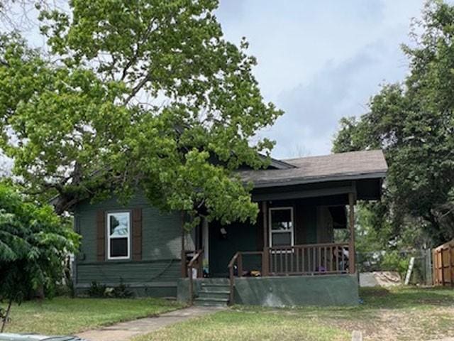 2251 Burnet St, San Antonio, TX 78202 - view of front of home with a porch
