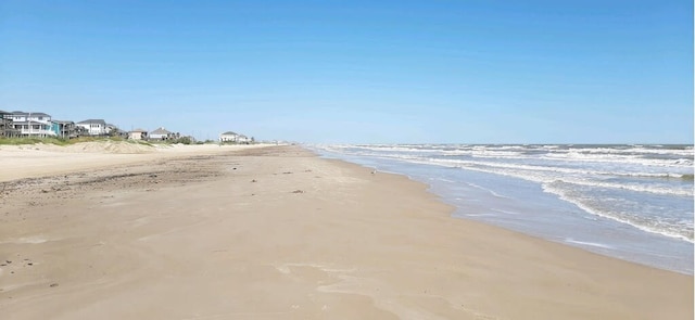 water view featuring a beach view