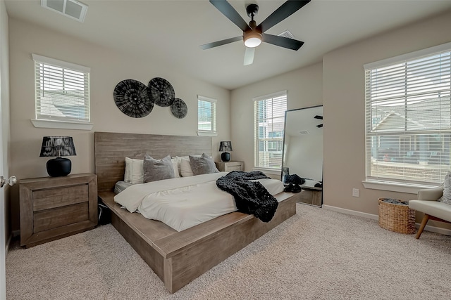 7659 Green Bulrush Way, Katy, TX 77493 - carpeted bedroom featuring baseboards and ceiling fan