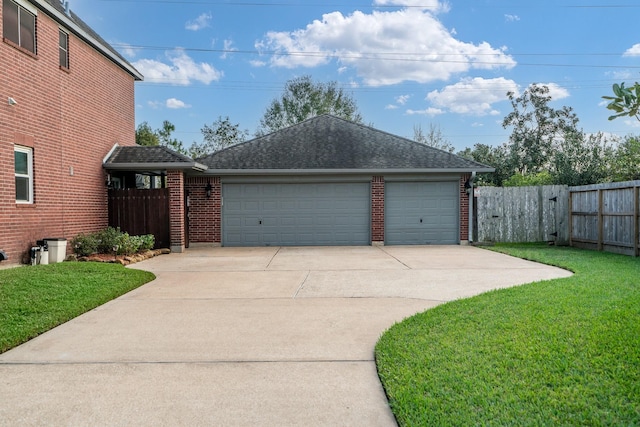 exterior space featuring a lawn