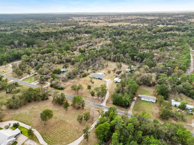 drone / aerial view featuring a rural view