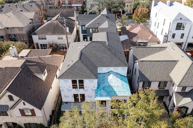 1606 Hazard St, Houston, TX 77019 - aerial perspective of suburban area