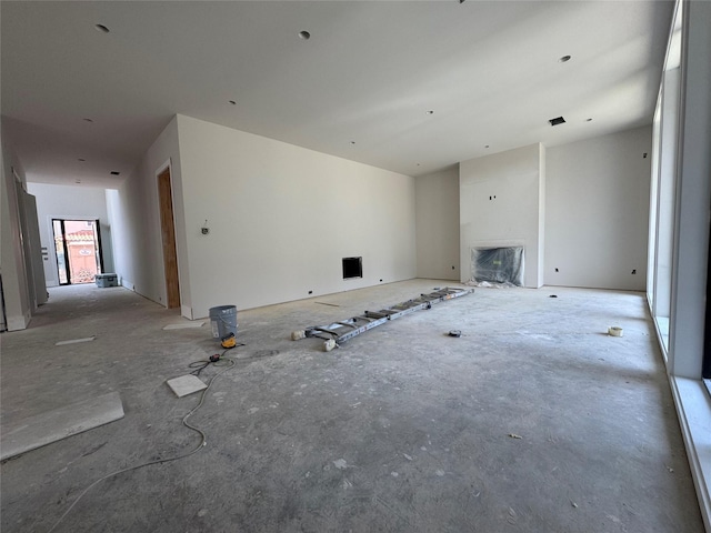 1606 Hazard St, Houston, TX 77019 - unfurnished living room with a fireplace