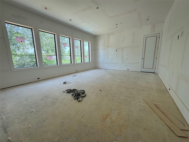 view of empty room