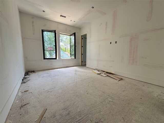 view of empty room