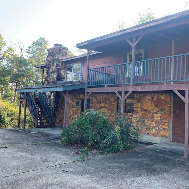 view of rear view of house