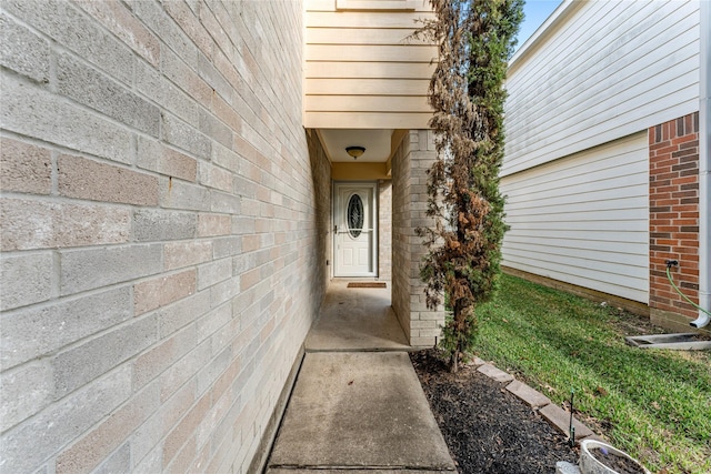 view of entrance to property