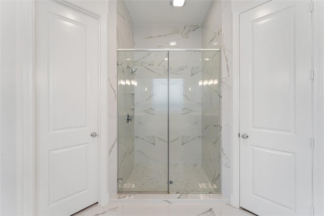 bathroom with walk in shower