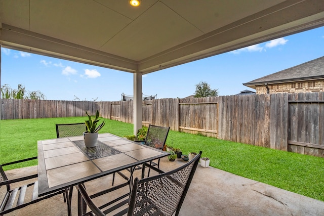 view of patio