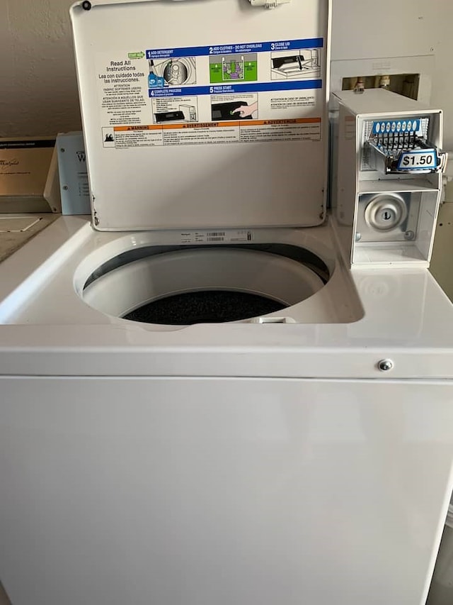 view of laundry room