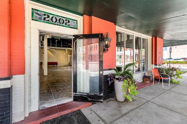 view of entrance to property