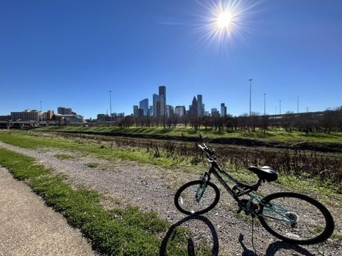 view of home's community with a skyline view