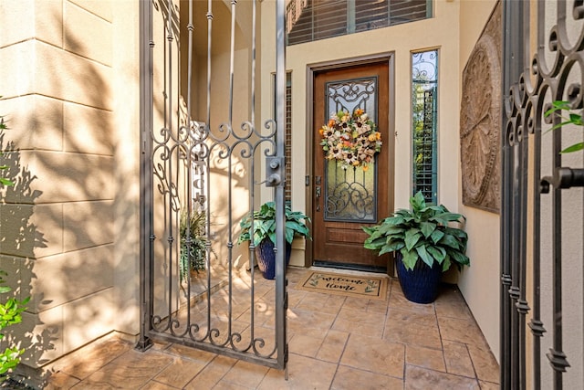 view of entrance to property