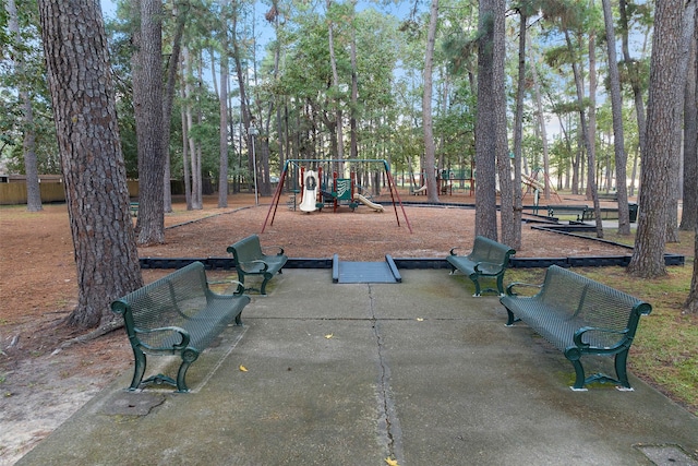 view of play area