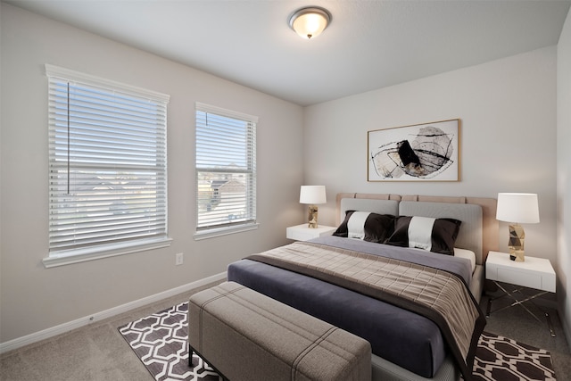 bedroom with carpet flooring