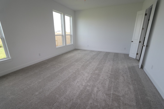 unfurnished room with carpet and a healthy amount of sunlight