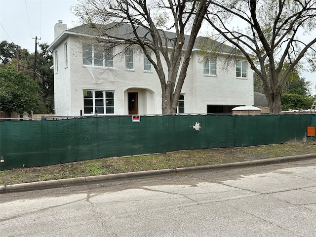 view of front of property