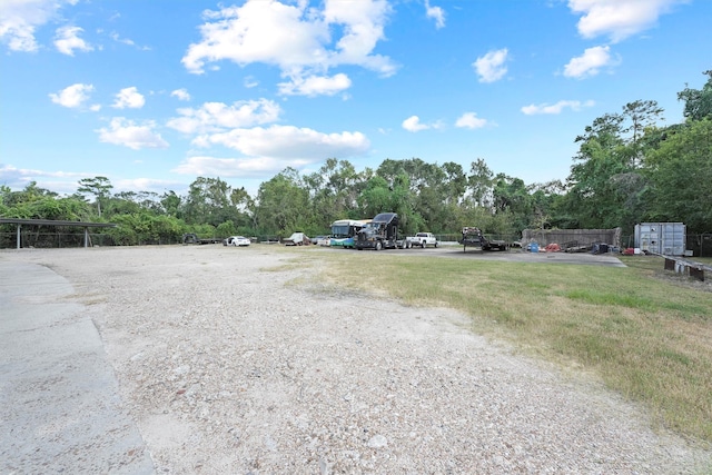 view of car parking