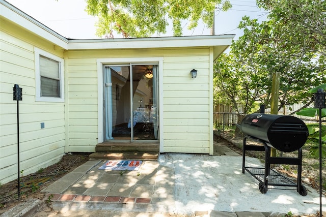 exterior space with grilling area