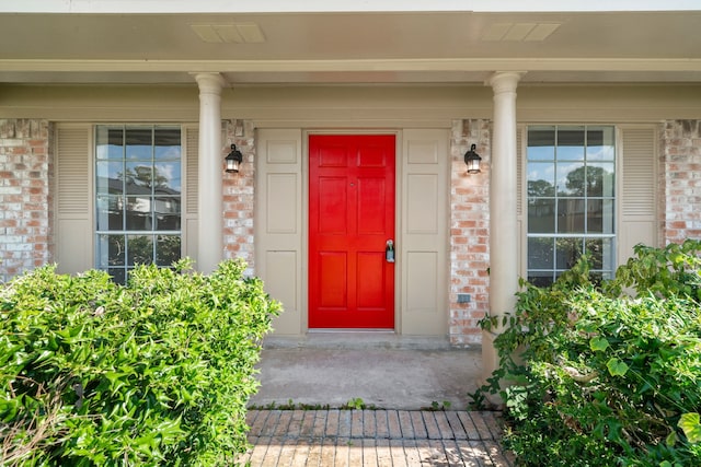 view of entrance to property