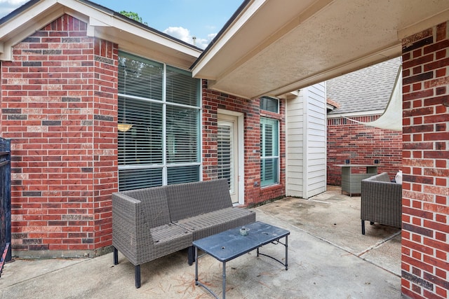 view of patio / terrace featuring outdoor lounge area