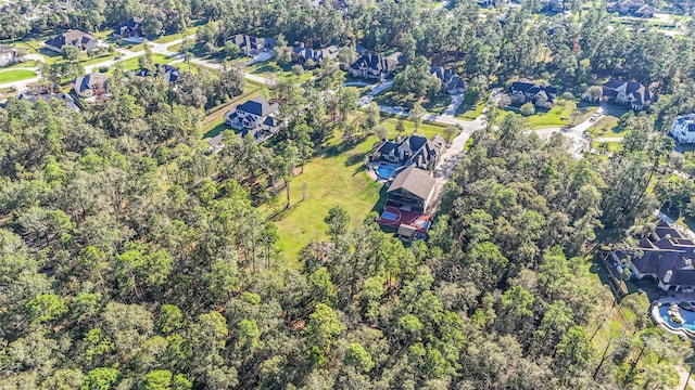 5015 Ossineke Ct, Spring, TX 77386 - aerial view of property and surrounding area featuring nearby suburban area