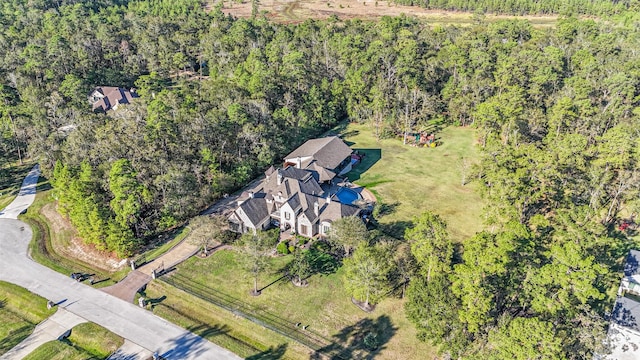 5015 Ossineke Ct, Spring, TX 77386 - aerial view of property's location with a forest