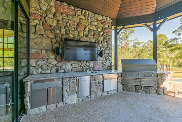 5015 Ossineke Ct, Spring, TX 77386 - view of patio featuring a gazebo