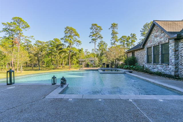 view of pool