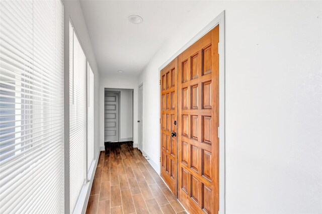 hallway with a healthy amount of sunlight