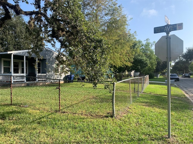 view of yard