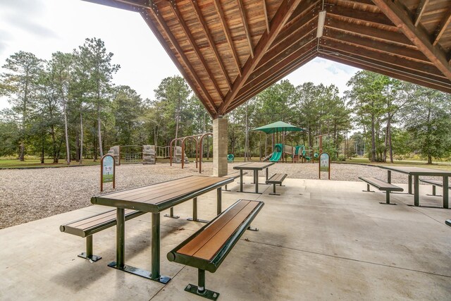 surrounding community featuring a playground