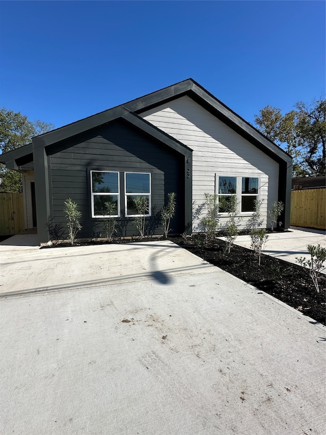 view of ranch-style home