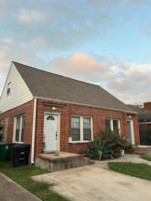 view of front of home