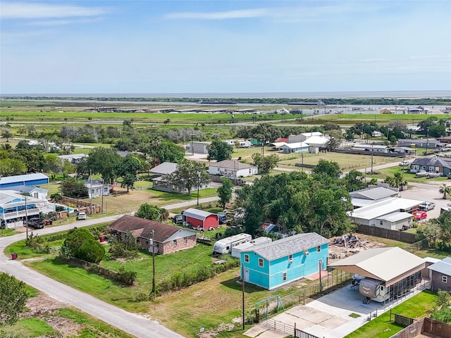 381 Center St, Matagorda, TX 77457 - aerial perspective of suburban area