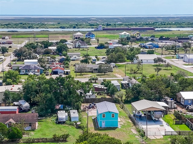 381 Center St, Matagorda, TX 77457 - aerial perspective of suburban area